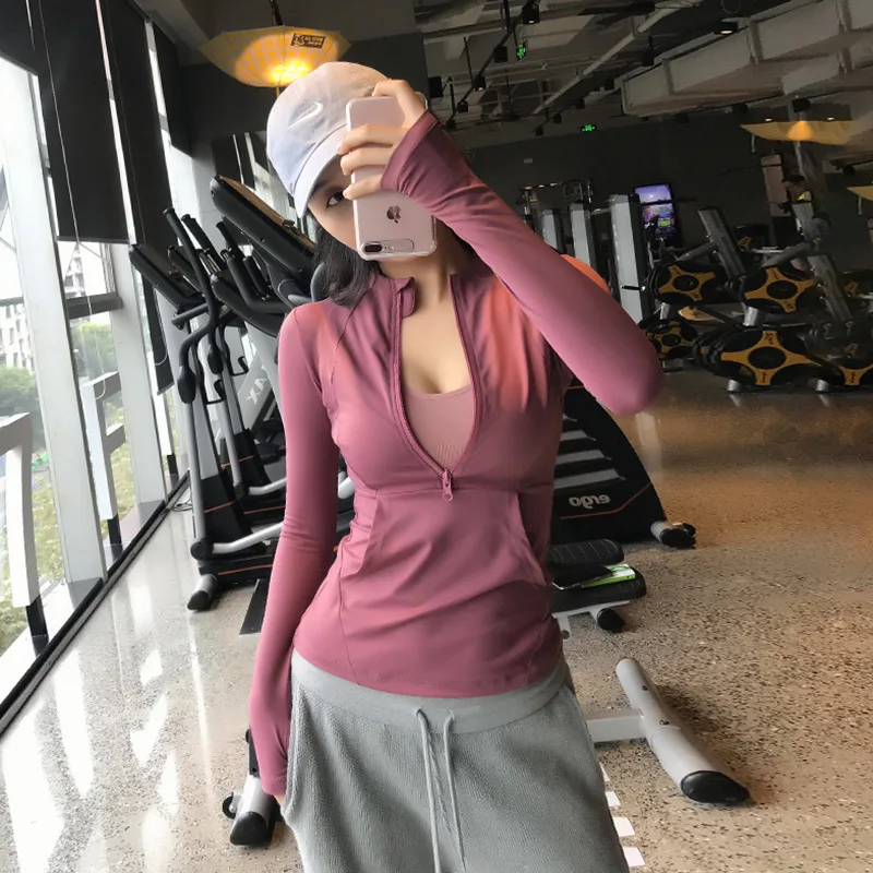 2024 Long Sleeve Yoga Shirts Sport Top Fitness Yoga Top Gym Top Sports Wear For Women Push Up Running Full Sleeve Clothes ﻿ ﻿