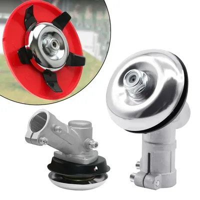 26mm/28mm 7/9 Teeth Trimmer Gearbox Gearhead Brushcutter Grass Trimmer Replace Gear Head Lawn Mower