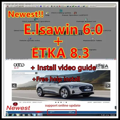 2024 hot sell ELSAWIN 6.0 with ET KA 8.3 Newest for A-udi for V-W Auto Repair Software Group