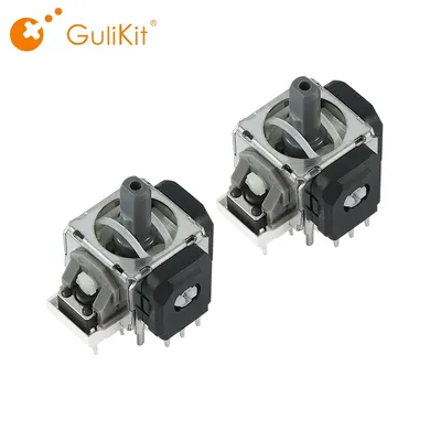 GuliKit TMR Electromagnetic Joystick with Stick Caps for PS4 PS5 Gamepad Switch Pro Xbox Series