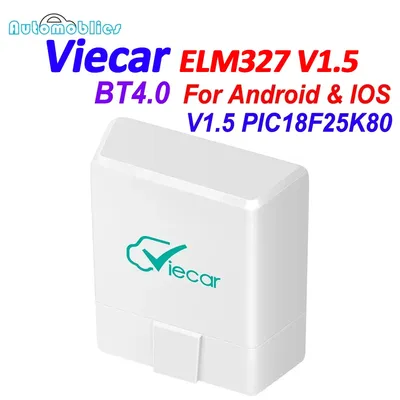 Newest Viecar ELM327 V1.5 Bluetooth 4.0 OBD2 Car Autosanner Diagnostic Scanner Tool function as Mini