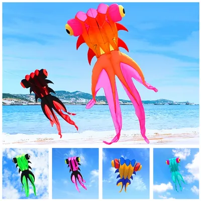 free shipping 10m goldfish kite software nylon ripstop outdoor toys flying kites for adults large