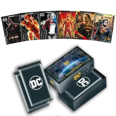 DC Movie Series Justice League Peripheral Superman Rare S Cards Marvel The Avengers Booster Box Kids