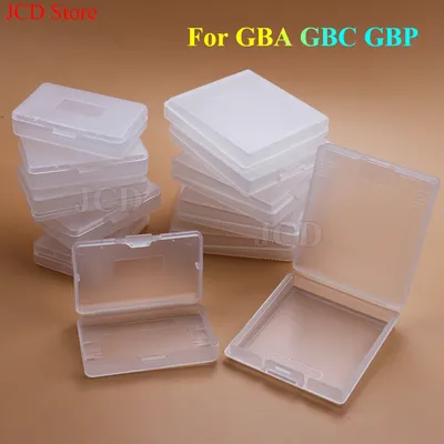 10pcs Plastic Game Cartridge Card Case for GameBoy Color GBC GBA GBP Gaming Cards Anti-Dust Clear