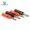 10PCS Black & Red Wire Audio Speaker Cable Banana Plug Connectors 4MM Adapter