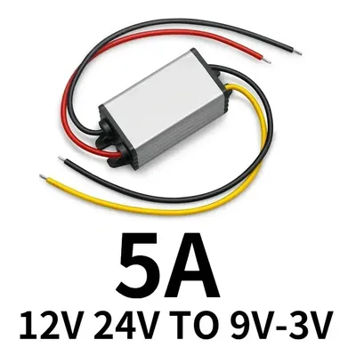 12V to 9V DC DC Power Converter 24V to 9V 12V24V to 9V 7.5V 6V 5V 4.2V 3.7V 3V 3.3V 5A transformer