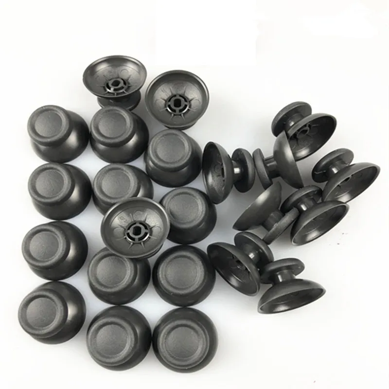 100/50pcs PS4 Gray Analog Cover 3D Thumb Sticks Joystick Thumbstick Caps For Sony PlayStation 4 PS4 Controller Replacement Part