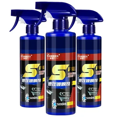 500ml 3 in 1 Car Paint Repair Ceramic Coating Spray Quick Nano-coating Spray Wax Automotive