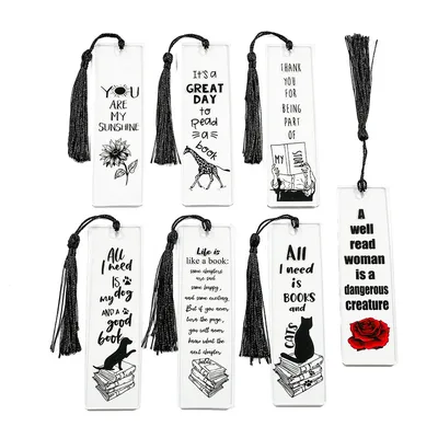 New acrylic bookmarks for book bookmarks, book separators, reading accessories MarquePages