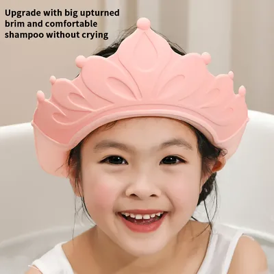 Baby shampoo cap Waterproof ear protector Children's shampoo cap water shield Silicone shower cap