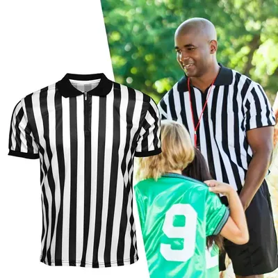 Referee Shirt Wrestling Volleyball Court Uniform Sportswear Soccer Jersey Set Basketball Football