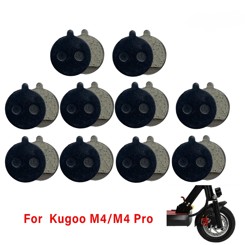 8/10/20Pairs Cycling Organic Resin Disc Brake Pads for KUGOO M4 PRO Electric Scooter Better Heat Repair Dissipation Brake Pad