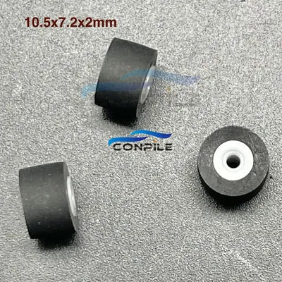 3pcs 10.5mmx7.2x2 pinch roller for audio tape recorder cassette deck music Stereo player