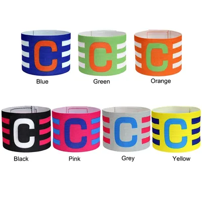 Leader Competition Armband Adjustable Soccer Player Captain Group Armband Breathable Brazalete