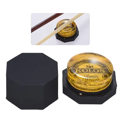 High-Class Low Dust Yellow Rosin Colophony Transparent Rounded Universal for Bowed String Musical