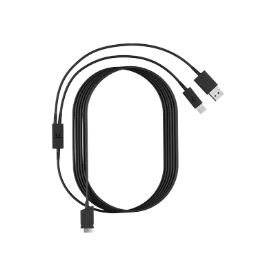 Pimax 6M Fiber Optical Cable including Crystal 3 in 1 cable combines Display Port