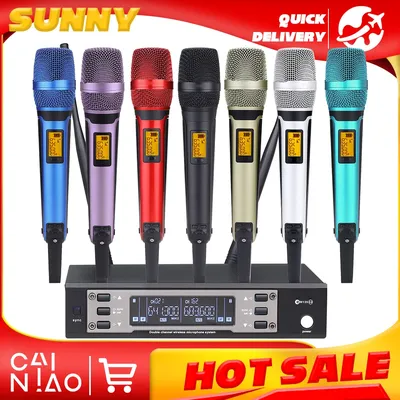 EW135G4 SKM9000 Wireless Microphone System UHF Dual Channel Dual Handheld Dynamic Mic for Speech