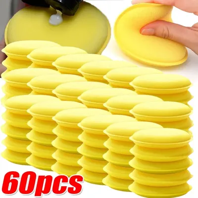 Car Waxing Foam Polish Sponges Applicator Detail Washing Pads Wax Soft Sponge Cleaning Accessories