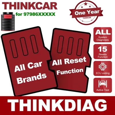 Upgrade Thinkdiag/THINKDIAG 2 All software 1 Year Free Renewal Full System Diagnosis 15 Resets ECU