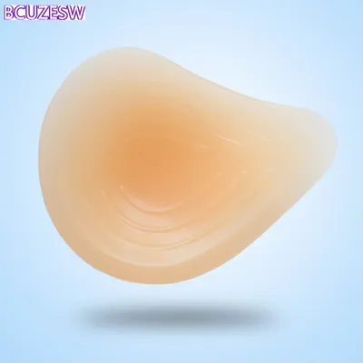 100g-600g1PCS Spiral Shape Postoperative Silicone False Breast Form Artificial Breast Prosthesis