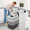 75L Large Laundry bags Baskets with Handles Durable Dirty Clothes Hamper Storage Basket for Home Dorm Hotels Laundry 40*30*60cm