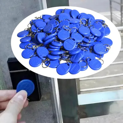 100Pcs ID Card Token Tags Convenient Protection Access Control Keys Keyfobs