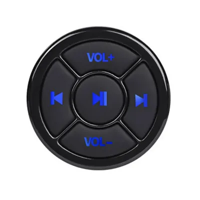 kebidu Steering Wheel Music Player Wireless Bluetooth Remote Control Media Button Multimedia for