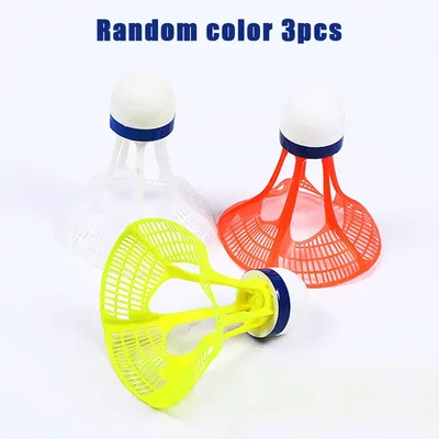 3Pcs Windproof Badminton Wind Resistance Shuttlecock Ball Training Accessoires Sport Supplies