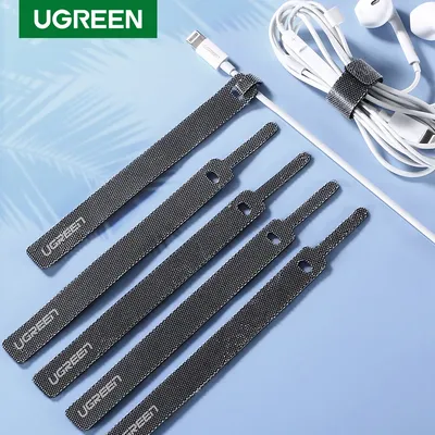 UGREEN Cable Organizer Wire Winder For iPhone Mouse Earphone Cable Holder Cord Protection USB Cable Management Charger Protector