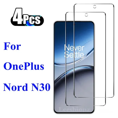 2/4Pcs For OnePlus Nord N30 Screen Protector High definition Glass film 999D Tempered Glass Film