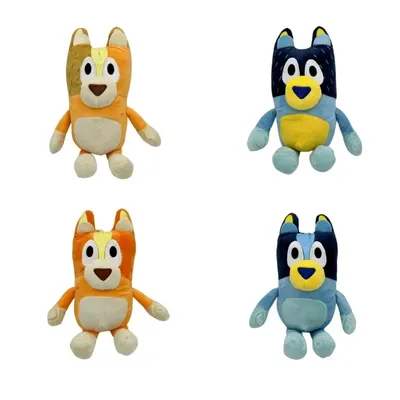 Hot 15cm Blueyed Dog Bingo Family Plush Toy Dog Soft Stuffed Animals Dolls Birthday Christmas Gifts