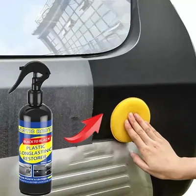 Car Plastic Restorer Coating Agent Auto Plastic Rubber Exterior Repair Clean Refresh Restoration