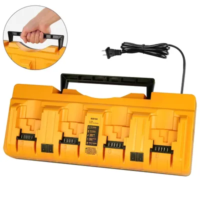 For Dewalt DCB104 Multiport Simultaneous Fast Charger For Dewalt XR 10.8V 12V 14.4V 18V 20V FlexVolt