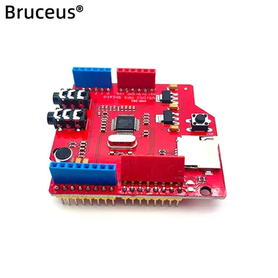 VS1053 Stereo Audio MP3 Player Shield Record Decode Development Board VS1053B Module With TF Card