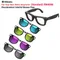 Hibloks For Ray-Ban Meta Wayfarer Standard Glasses Clip Colorful Polarized Sunglasses lenses