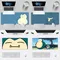 Cute Snorlaxs Mousepad HD Printing Computer Gamers Locking Edge Non-slip Mouse Pad XXL90x40cm Keyboard PC Desk Pad