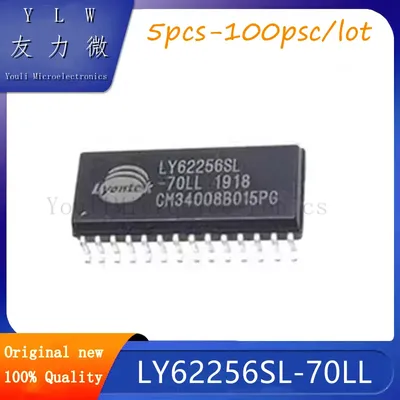 New and Authentic LY62256SL LY62256SL-70LL Memory Chip SMT SOP-28