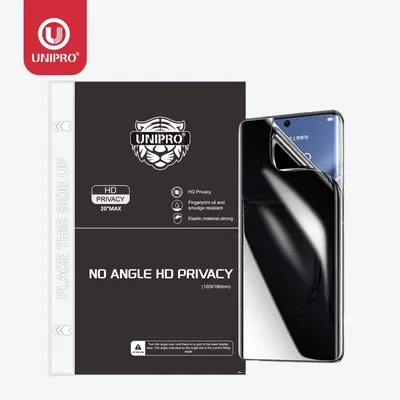 UNIPRO 25 50Pcs 120*180mm Anti-peep HD Privacy Hydrogel TPU Film For Mobile Phone Screen Protector