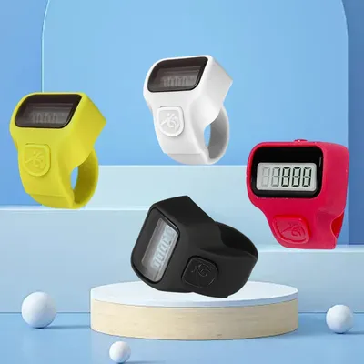 Mini Ring Shape Finger Counter LCD Electronic Digital Tally Counter Smart Ring Click Lap Counter