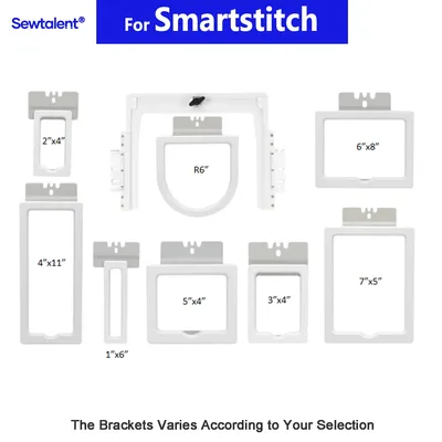 Smartstitch S1001 S1201 S1501 2head 4 head Embroidery Machine with 8in1 Mighty Hoop magnetic magna