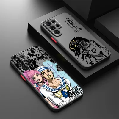 JOJO Anime Kujo Jotaro For Samsung S24 S23 S22 S21 S20 S10 FE Note 20 10 Ultra Lite Plus Frosted