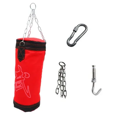 Unfilled Heavy Boxing Bag Hanging Punching Bags Kung Fu Taekwondo Kick Sandbag Karate Fitness