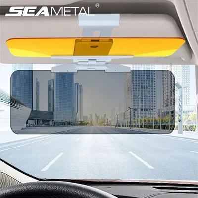 Car Sun Visor Polarized Anti Glare Sun Visor Extender Anti-Dazzle UV Blocking Sunshade HD Night