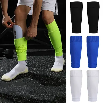 Elasticity Soccer Shin Guards Adults Kids Men Plus Size Leg Cover Calf Sleeve Sport Football Pads
