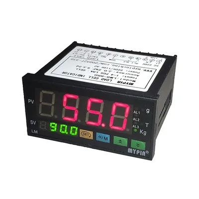 mypin(LM8-RND)loadcell indicator ,weighing controller, LED Weight Controller 1-4 Load Cell Signals