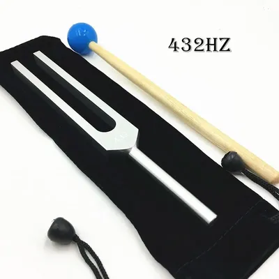 432HZ Tuning Fork Sound Healing Schumann Resonance Tuning Fork Chakras Harmonizer Aluminum Music