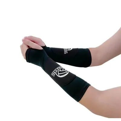 1 Pair Volleyball Padded Passing Forearm Hitting Sleeves, Arm Sleeves and Wrist Support with