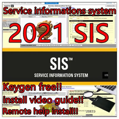 2024 hot!!! SIS 2021 Caterpillar Full Service with keygen + ET CAT 2019 keygen + Flash files 2020 +