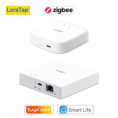 LoraTap Tuya Multi-mode WiFi ZigBee 3.0 Bluetooth Mesh Gateway Hub Bridge Wireless and Wired Smart