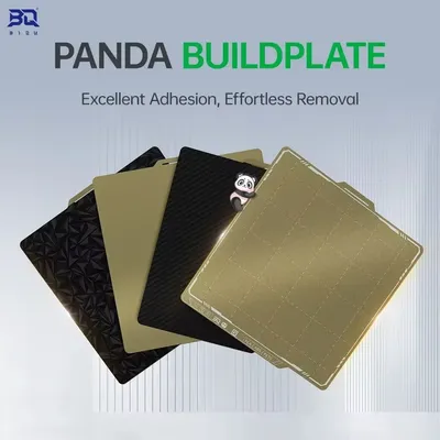 BIGTREETECH Panda Build Plate 256MM 180MM Double Side Textured&SMooth PEI PET PEO for Bambu Lab P1P